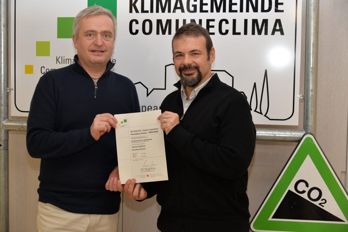 accordo Performance i Lighting con Casaclima